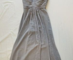 Grey bridesmaid dress
